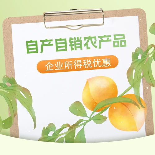 自產自銷農產品能享受哪些企業(yè)所得稅優(yōu)惠