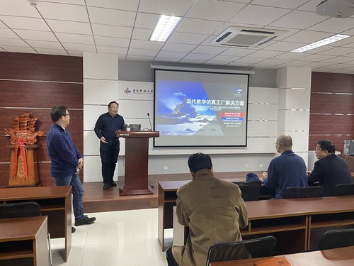 杭州百子尖科技股份有限公司來我院就現(xiàn)代教學(xué)仿真工廠項目進(jìn)行深度交流